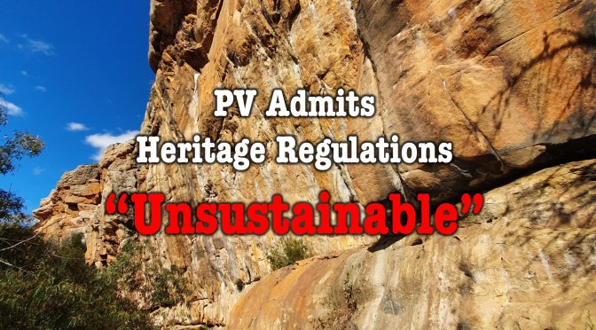 Parks Victoria Admits Heritage Regulations “Unsustainable”